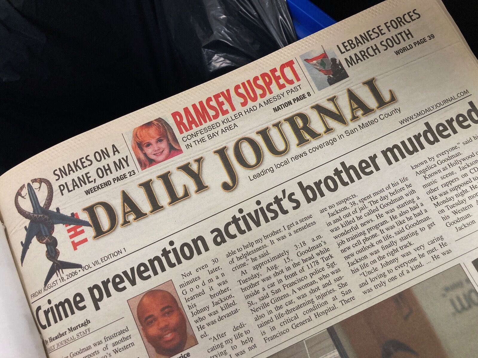 San Mateo Daily Journal: 2006